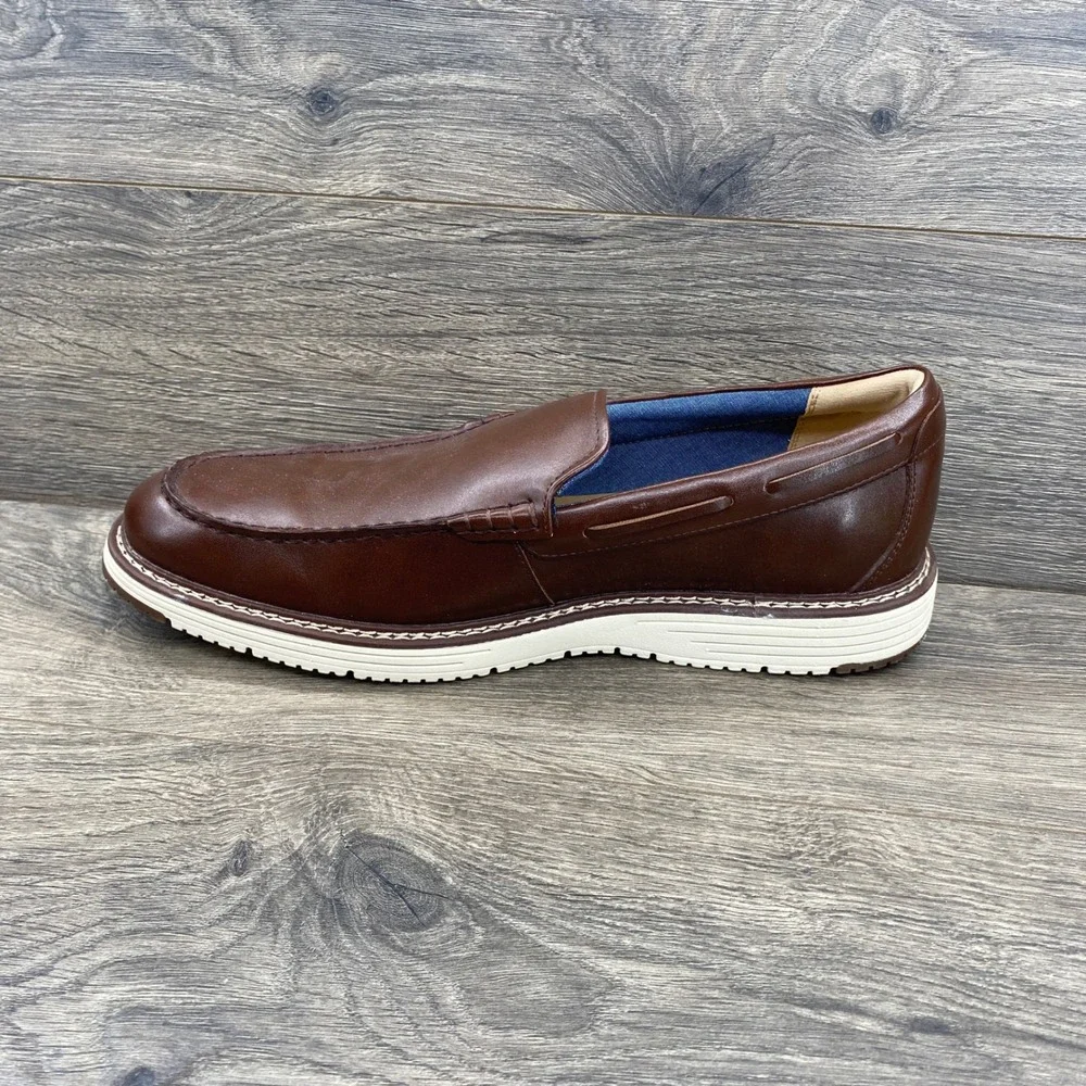 Tommy Hilfiger Harte-M Loafers Mens 12 Brown Slip On Moc Toe Casual Shoes
